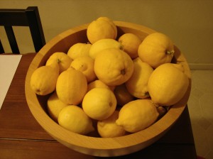 Bowl of lemons