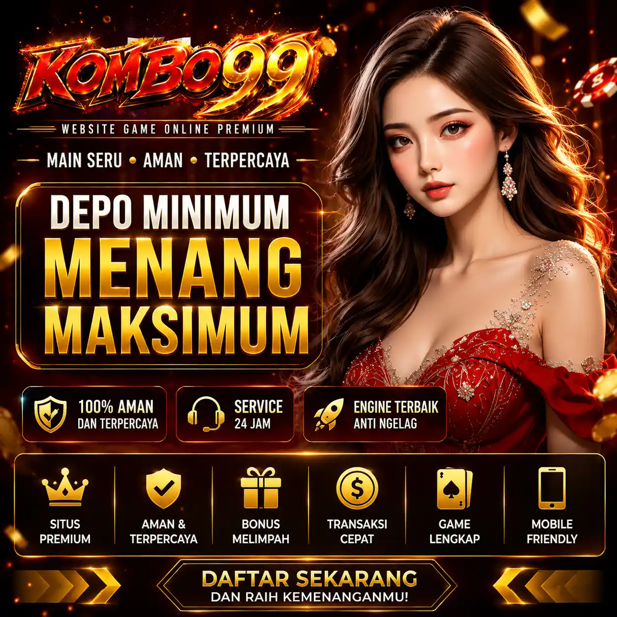 KOMBO99 – Website Game Online Premium Biaya Terjangkau Anti Ribet 2026